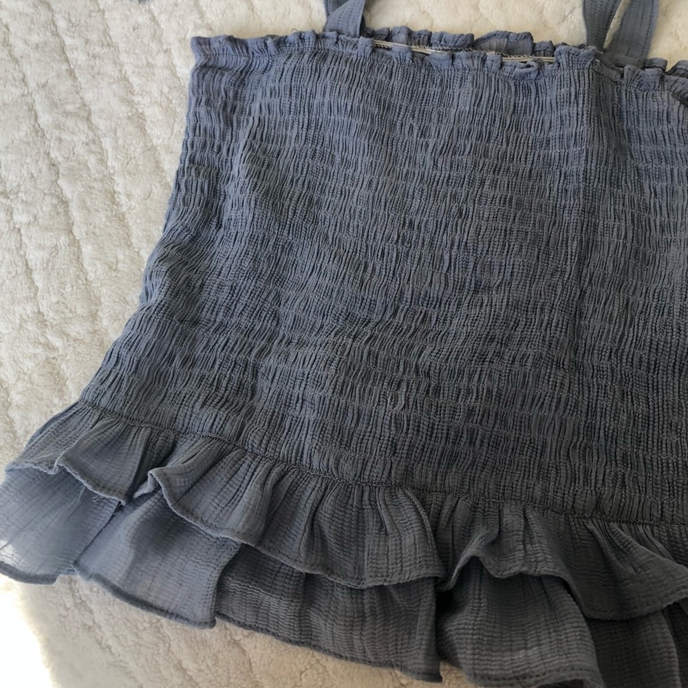 NEW blue tie straps princess polly tank top - Picture 11 of 12